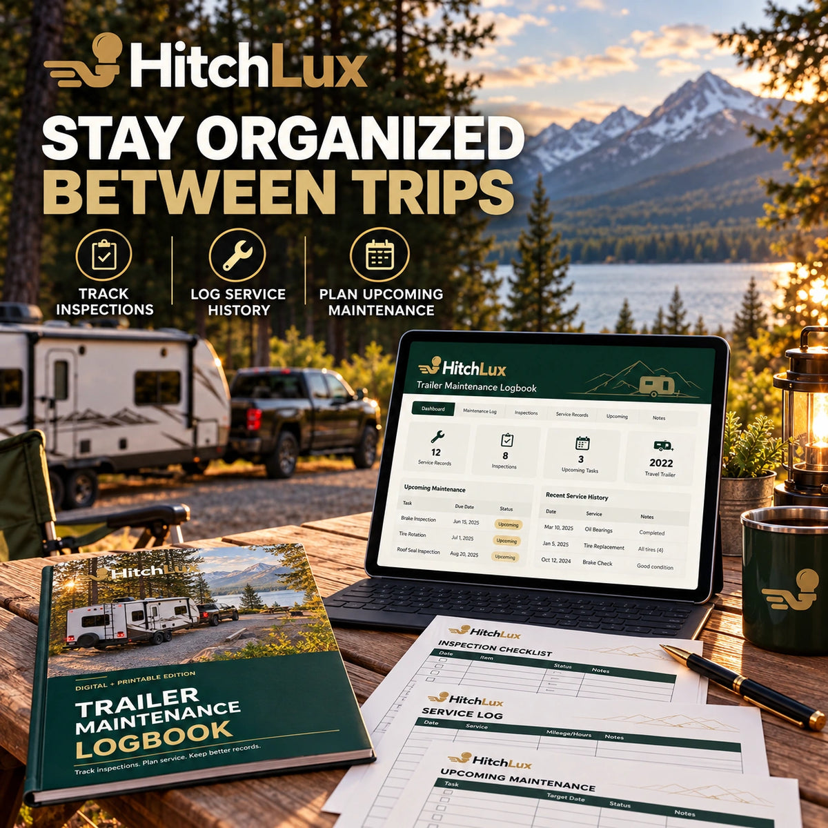 HitchLux Digital Trailer Maintenance Logbook