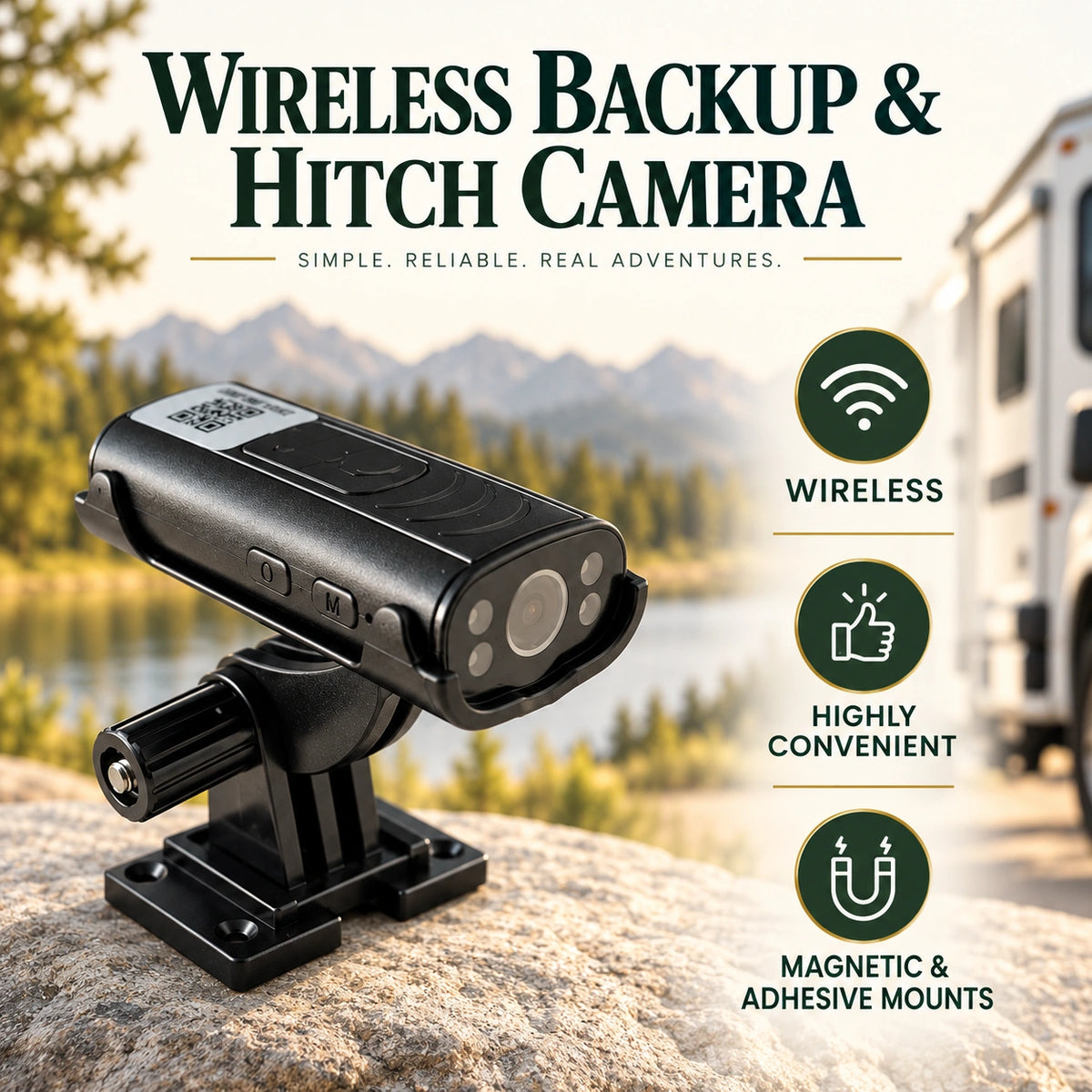 HitchLux Wireless Hitch & Backup Camera