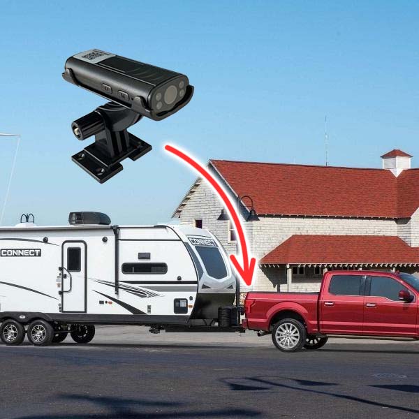 Wireless Car Truck Front Parking 24 Volt Reverse Backup Waterproof View  Camera Trailer with Guidelines Monitor - China Rearview Camera System, Car  Rearview System